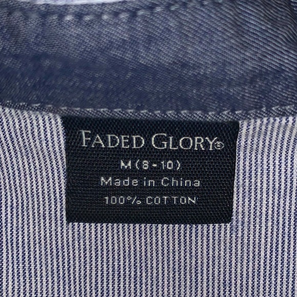 Faded Glory button-up top - Picture 3 of 3